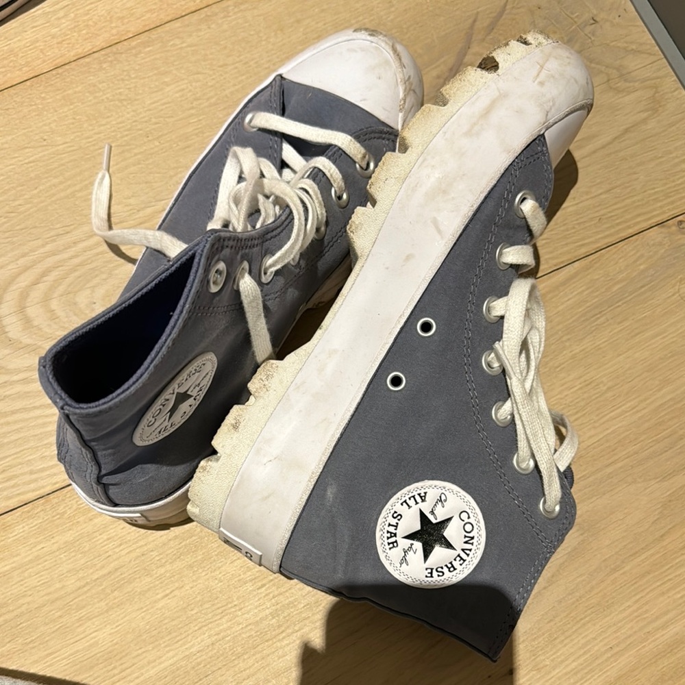 Converse Blue High-Top Sneakers - Women’s 8